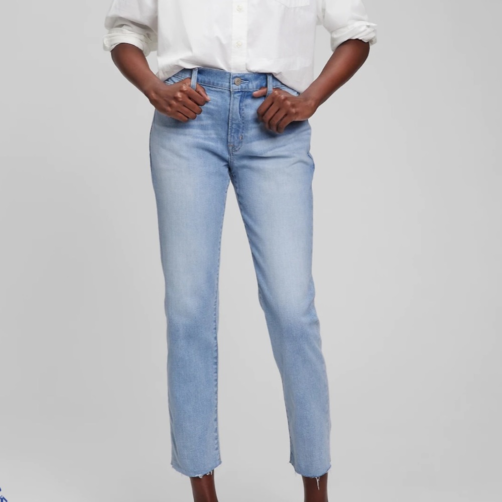 Gap True Skinny Mid rise ankle jeans